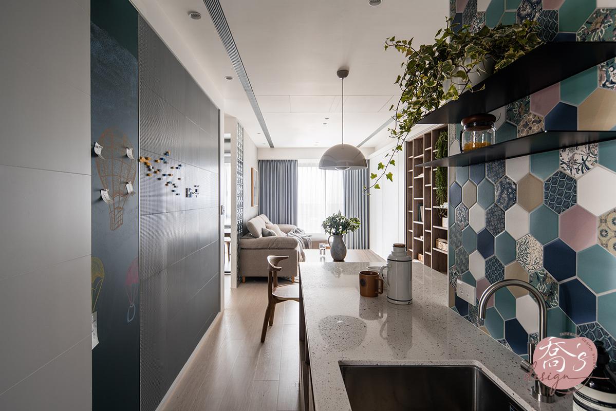 喬's design-台北新成屋裝潢動線收納規劃推